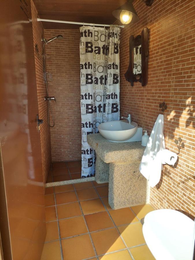 Chalet Rural 400 m playa piscina barbacoa chimenea Bueu Esterno foto